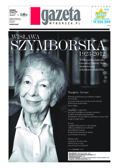 e-prasa: Gazeta Wyborcza - Ł&oacute;dź &ndash; e-wydanie &ndash; 27/2012