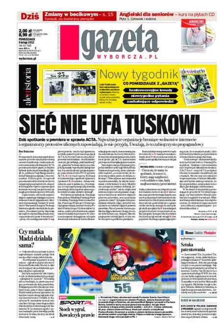e-prasa: Gazeta Wyborcza - Ł&oacute;dź &ndash; e-wydanie &ndash; 30/2012