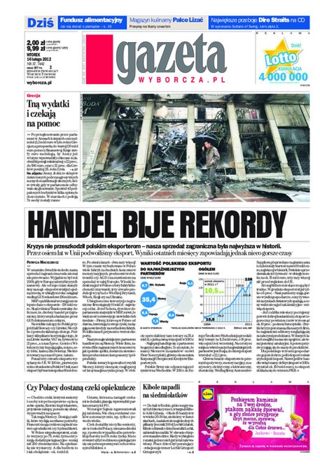 e-prasa: Gazeta Wyborcza - Ł&oacute;dź &ndash; e-wydanie &ndash; 37/2012