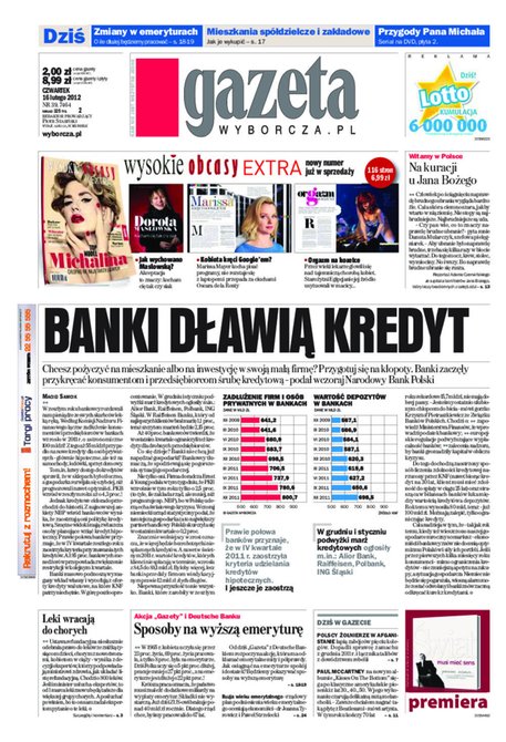 e-prasa: Gazeta Wyborcza - Warszawa &ndash; e-wydanie &ndash; 39/2012