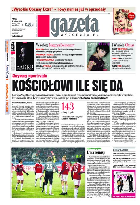 e-prasa: Gazeta Wyborcza - Warszawa &ndash; e-wydanie &ndash; 40/2012