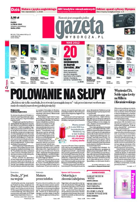 e-prasa: Gazeta Wyborcza - Rzesz&oacute;w &ndash; e-wydanie &ndash; 109/2012