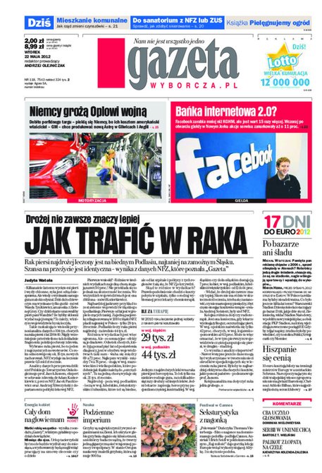 e-prasa: Gazeta Wyborcza - Szczecin &ndash; e-wydanie &ndash; 118/2012