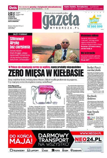 e-prasa: Gazeta Wyborcza - Szczecin &ndash; e-wydanie &ndash; 120/2012