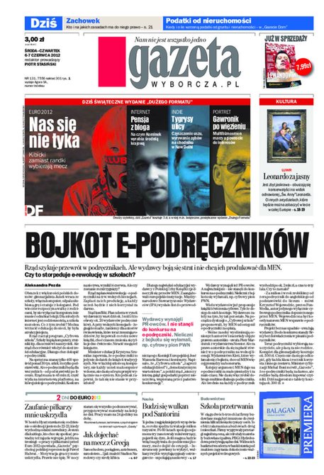 e-prasa: Gazeta Wyborcza - Rzesz&oacute;w &ndash; e-wydanie &ndash; 131/2012