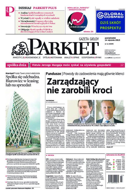 e-prasa: Parkiet &ndash; e-wydanie &ndash; 11/2013