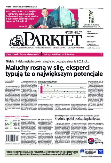 e-prasa: Parkiet &ndash; e-wydanie &ndash; 21/2013