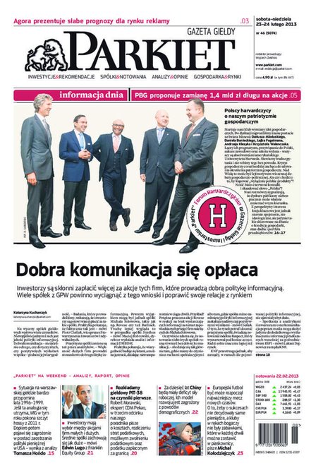 e-prasa: Parkiet &ndash; e-wydanie &ndash; 46/2013