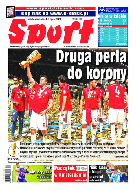 e-prasa: Sport &ndash; e-wydanie &ndash; 155/2020