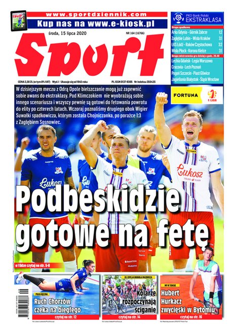 e-prasa: Sport – e-wydanie – 164/2020