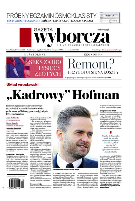 e-prasa: Gazeta Wyborcza - Warszawa &ndash; e-wydanie &ndash; 84/2021
