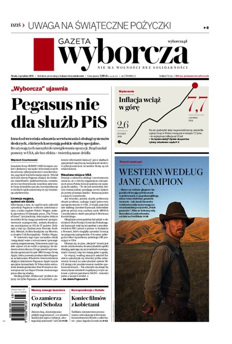 e-prasa: Gazeta Wyborcza - Warszawa &ndash; e-wydanie &ndash; 279/2021