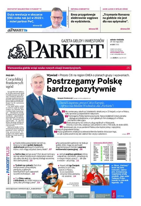 e-prasa: Parkiet &ndash; e-wydanie &ndash; 122/2021