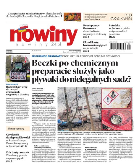 e-prasa: Nowiny &ndash; e-wydanie &ndash; 28/2024