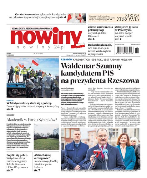 e-prasa: Nowiny &ndash; e-wydanie &ndash; 37/2024