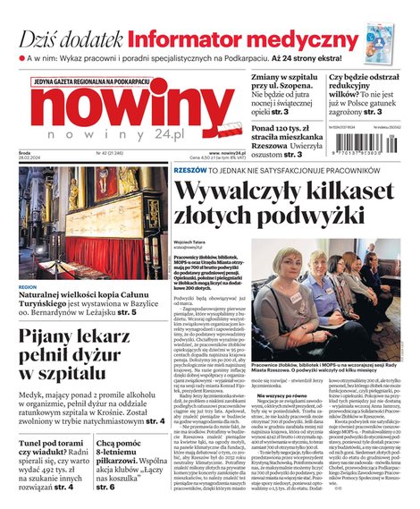 e-prasa: Nowiny &ndash; e-wydanie &ndash; 42/2024
