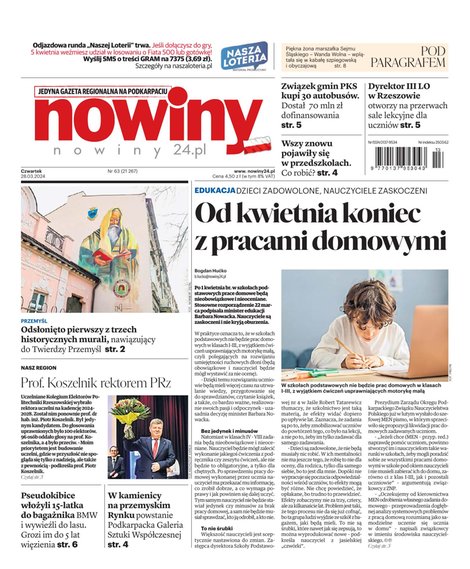 e-prasa: Nowiny &ndash; e-wydanie &ndash; 63/2024