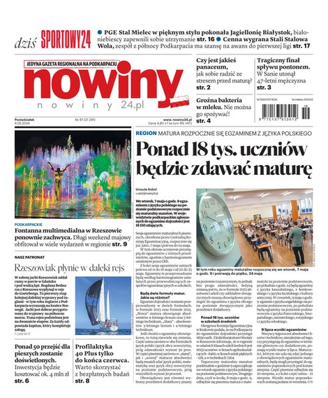 e-prasa: Nowiny &ndash; e-wydanie &ndash; 87/2024