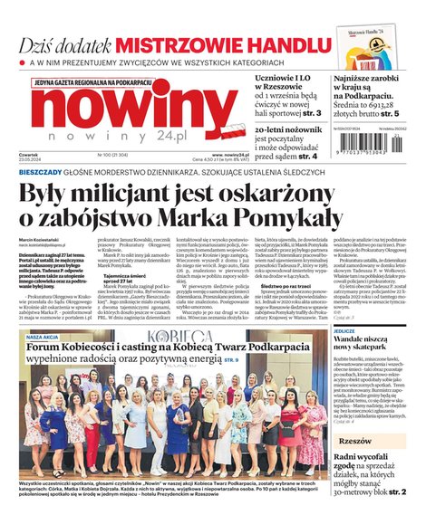 e-prasa: Nowiny &ndash; e-wydanie &ndash; 100/2024