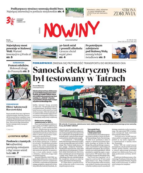 e-prasa: Nowiny &ndash; e-wydanie &ndash; 108/2024