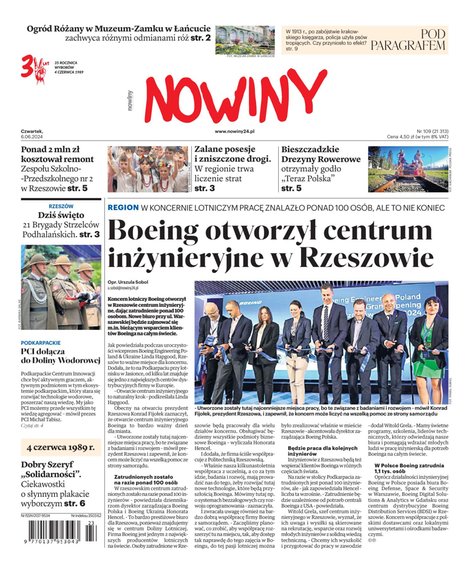 e-prasa: Nowiny &ndash; e-wydanie &ndash; 109/2024