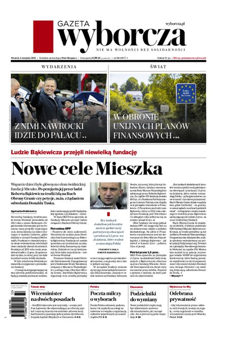 e-prasa: Gazeta Wyborcza - Zielona G&oacute;ra &ndash; e-wydanie &ndash; 180/2025