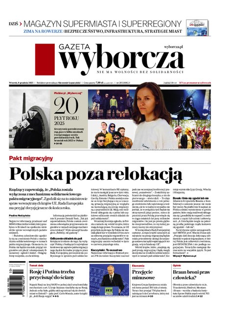 e-prasa: Gazeta Wyborcza - Ł&oacute;dź &ndash; e-wydanie &ndash; 285/2025