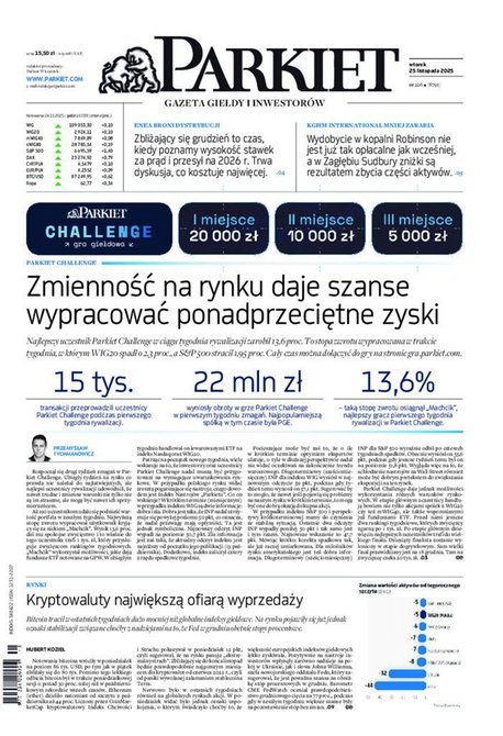 e-prasa: Parkiet – e-wydanie – 226/2025