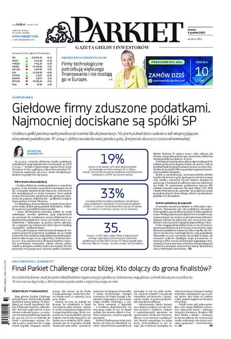 e-prasa: Parkiet &ndash; e-wydanie &ndash; 236/2025