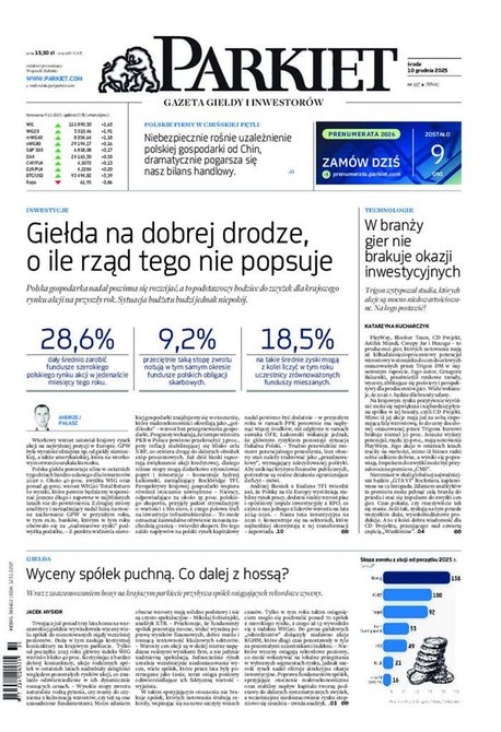 e-prasa: Parkiet &ndash; e-wydanie &ndash; 237/2025