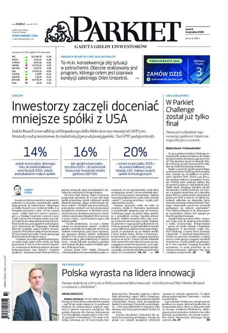 e-prasa: Parkiet &ndash; e-wydanie &ndash; 241/2025