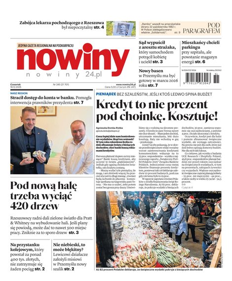 e-prasa: Nowiny &ndash; e-wydanie &ndash; 245/2025