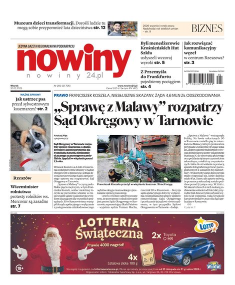 e-prasa: Nowiny &ndash; e-wydanie &ndash; 250/2025