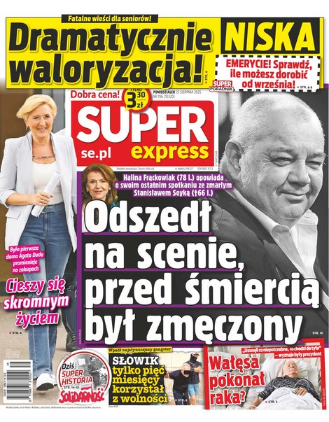 e-prasa: Super Express &ndash; e-wydanie &ndash; 196/2025