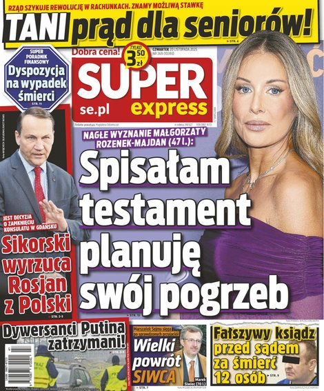 e-prasa: Super Express &ndash; e-wydanie &ndash; 269/2025