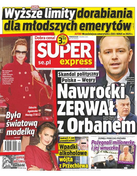 e-prasa: Super Express &ndash; e-wydanie &ndash; 278/2025