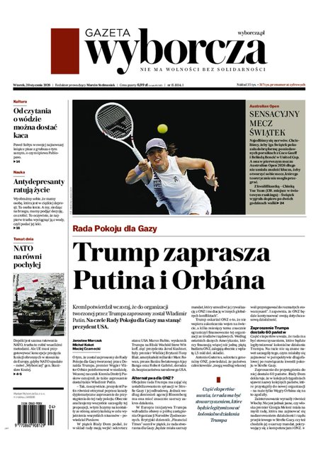 e-prasa: Gazeta Wyborcza - Ł&oacute;dź &ndash; e-wydanie &ndash; 15/2026