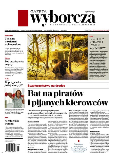 e-prasa: Gazeta Wyborcza - Ł&oacute;dź &ndash; e-wydanie &ndash; 23/2026