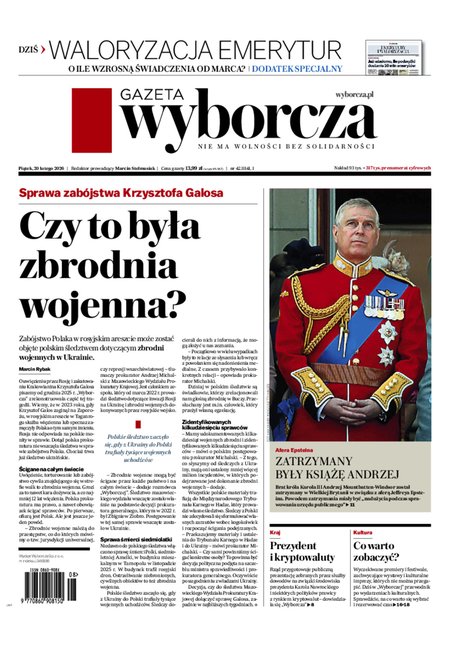 e-prasa: Gazeta Wyborcza - Ł&oacute;dź &ndash; e-wydanie &ndash; 42/2026