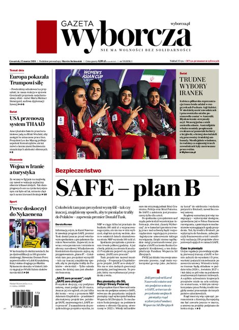 e-prasa: Gazeta Wyborcza - Warszawa &ndash; e-wydanie &ndash; 59/2026