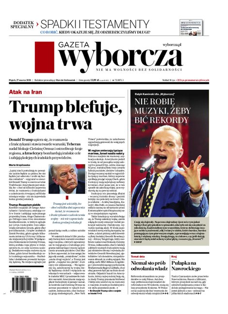 e-prasa: Gazeta Wyborcza - Ł&oacute;dź &ndash; e-wydanie &ndash; 72/2026