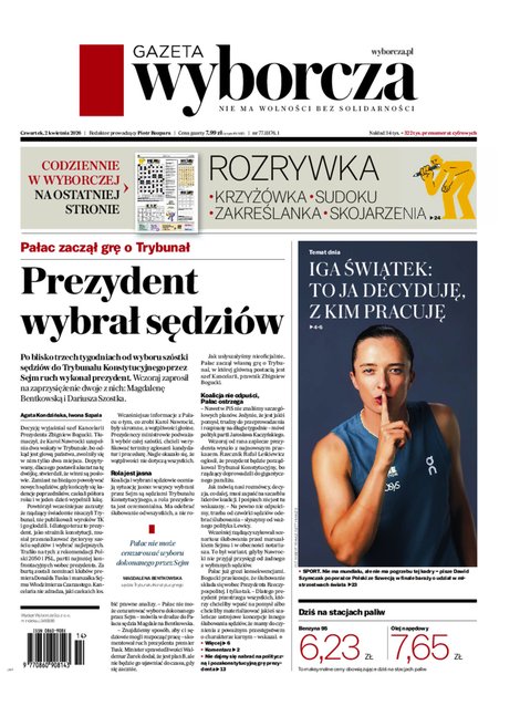 e-prasa: Gazeta Wyborcza - Ł&oacute;dź &ndash; e-wydanie &ndash; 77/2026