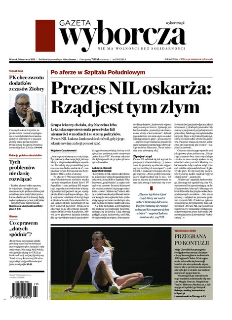 e-prasa: Gazeta Wyborcza - Warszawa &ndash; e-wydanie &ndash; 150/2026