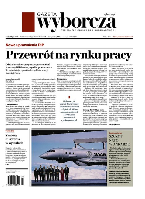 e-prasa: Gazeta Wyborcza - Warszawa &ndash; e-wydanie &ndash; 157/2026