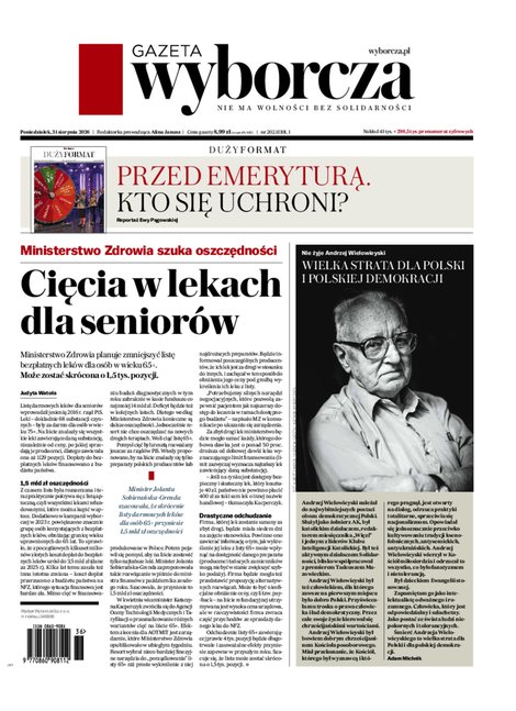 e-prasa: Gazeta Wyborcza - Kielce &ndash; e-wydanie &ndash; 202/2026