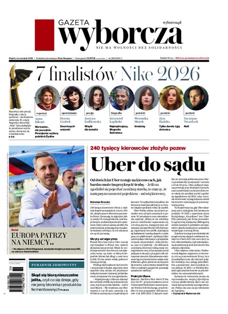 e-prasa: Gazeta Wyborcza - Kielce &ndash; e-wydanie &ndash; 206/2026