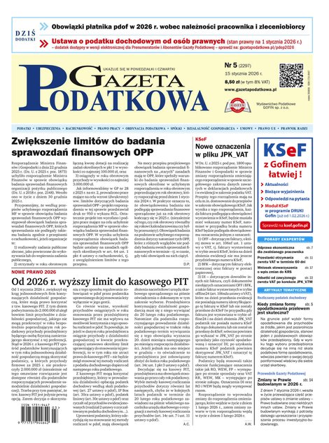 e-prasa: Gazeta Podatkowa &ndash; e-wydanie &ndash; 5/2026