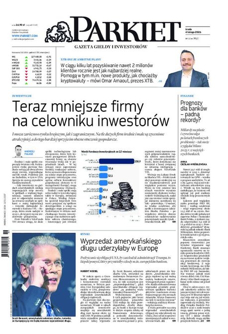 e-prasa: Parkiet &ndash; e-wydanie &ndash; 22/2026