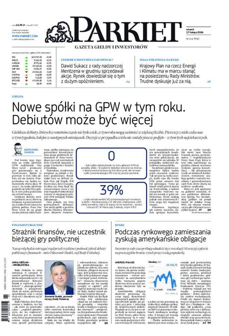e-prasa: Parkiet &ndash; e-wydanie &ndash; 31/2026
