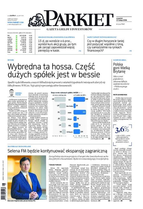 e-prasa: Parkiet &ndash; e-wydanie &ndash; 33/2026